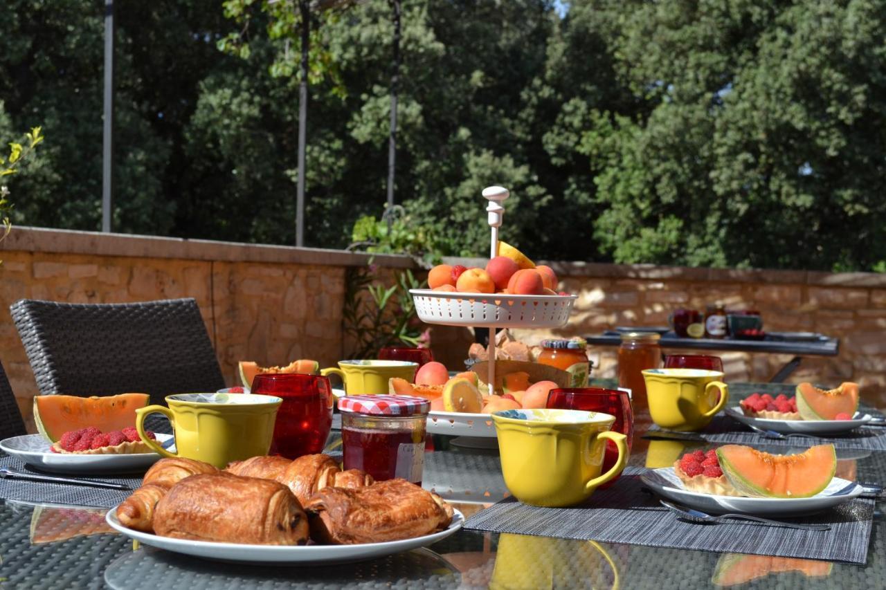La Romagnolette Bed & Breakfast Saint-Restitut Bagian luar foto